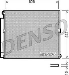 Denso DCN50021 - Кондензатор, климатизация vvparts.bg