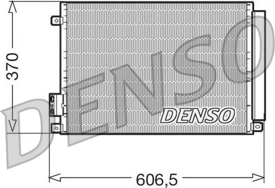 Denso DCN09045 - Кондензатор, климатизация vvparts.bg