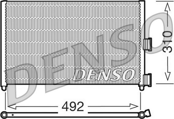 Denso DCN09071 - Кондензатор, климатизация vvparts.bg