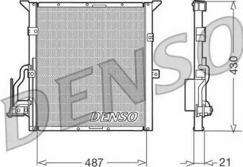 Denso DCN05002 - Кондензатор, климатизация vvparts.bg