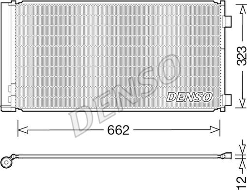 Denso DCN05103 - Кондензатор, климатизация vvparts.bg