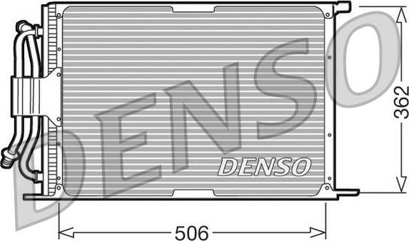 Denso DCN10005 - Кондензатор, климатизация vvparts.bg