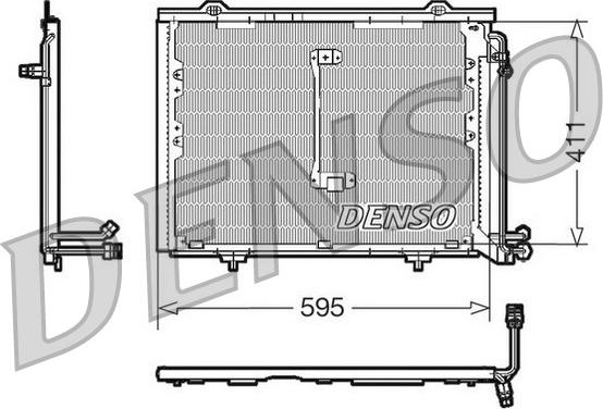 Denso DCN17013 - Кондензатор, климатизация vvparts.bg