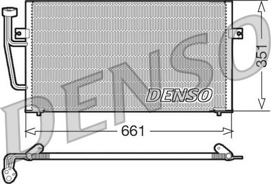 Denso DCN33008 - Кондензатор, климатизация vvparts.bg