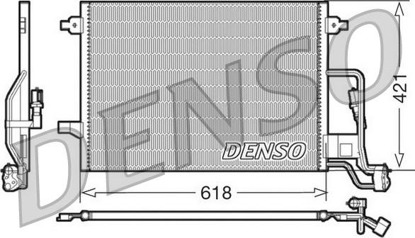 Denso DCN32018 - Кондензатор, климатизация vvparts.bg