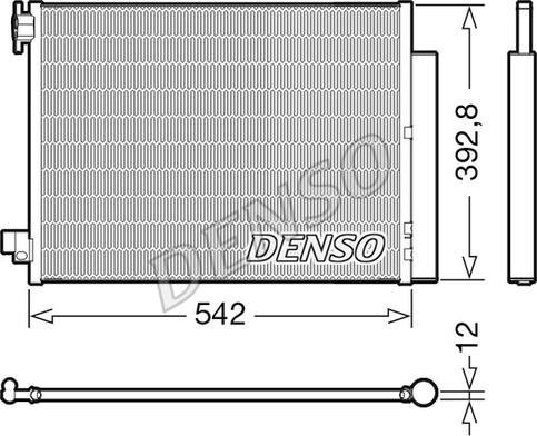 Denso DCN37004 - Кондензатор, климатизация vvparts.bg