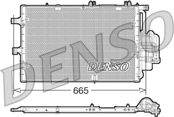 Denso DCN20017 - Кондензатор, климатизация vvparts.bg