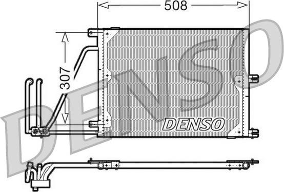 Denso DCN20030 - Кондензатор, климатизация vvparts.bg