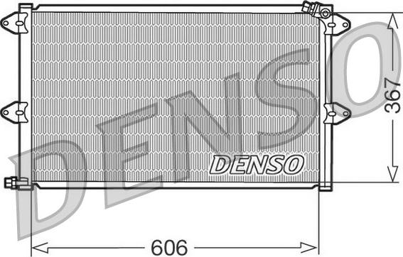 Denso DCN27001 - Кондензатор, климатизация vvparts.bg