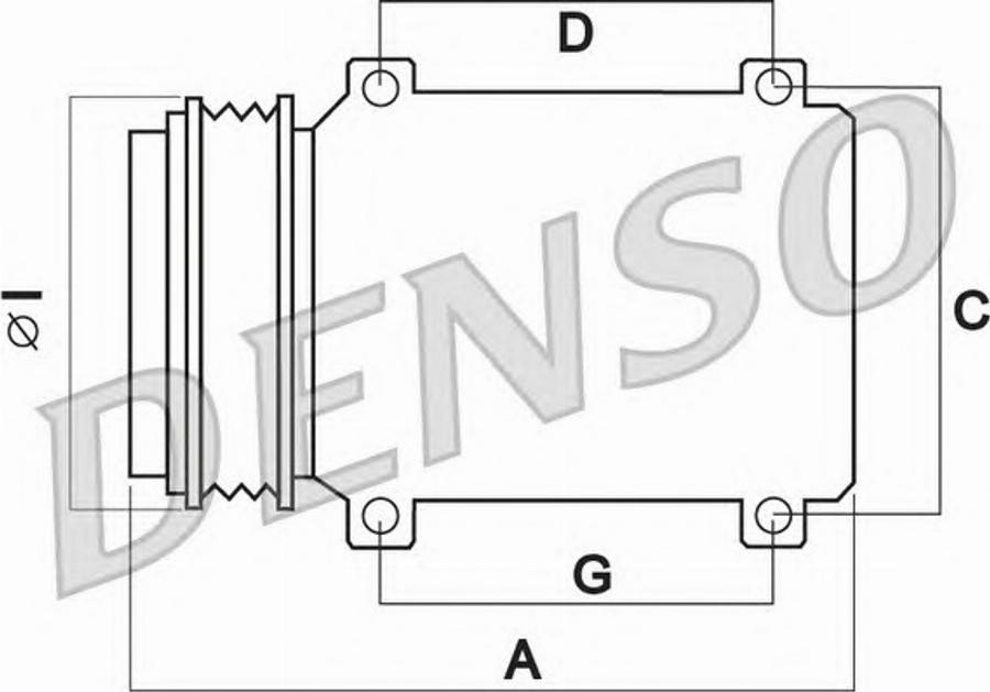 Denso DCP50115 - Компресор, климатизация vvparts.bg