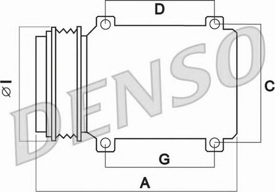 Denso DCP06010 - Компресор, климатизация vvparts.bg