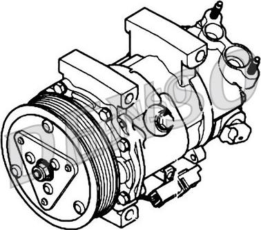 Denso DCP07078 - Компресор, климатизация vvparts.bg