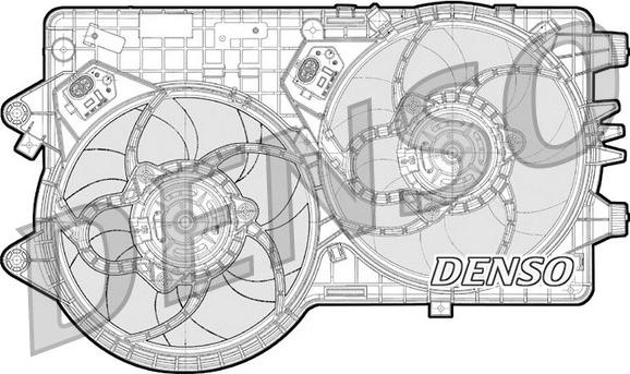 Denso DER09093 - Вентилатор, охлаждане на двигателя vvparts.bg