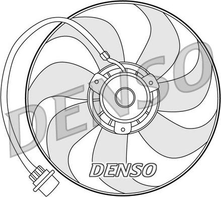 Denso DER32001 - Вентилатор, охлаждане на двигателя vvparts.bg