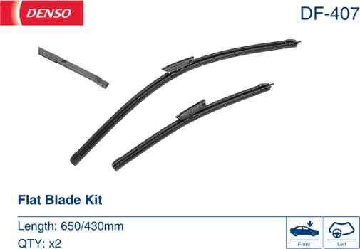 Denso DF-407 - Перо на чистачка vvparts.bg