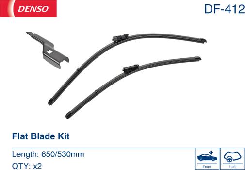 Denso DF-412 - Перо на чистачка vvparts.bg