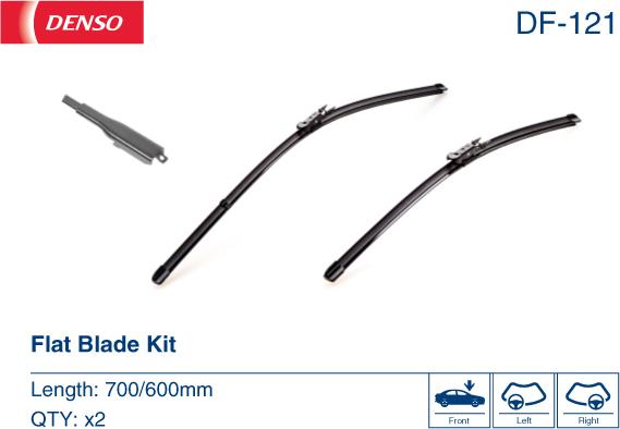 Denso DF-121 - Перо на чистачка vvparts.bg