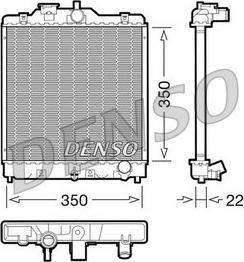 Denso DRM40003 - Радиатор, охлаждане на двигателя vvparts.bg