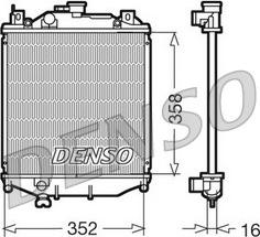 Denso DRM47005 - Радиатор, охлаждане на двигателя vvparts.bg