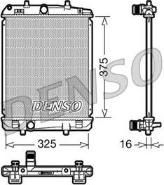 Denso DRM50040 - Радиатор, охлаждане на двигателя vvparts.bg