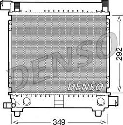 Denso DRM17027 - Радиатор, охлаждане на двигателя vvparts.bg