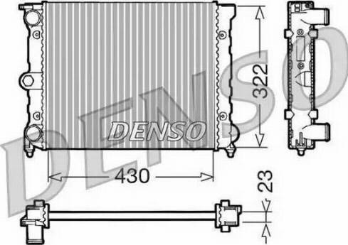 Ava Quality Cooling VW 2039 - Радиатор, охлаждане на двигателя vvparts.bg