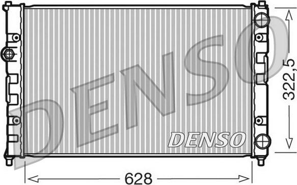 Denso DRM26009 - Радиатор, охлаждане на двигателя vvparts.bg