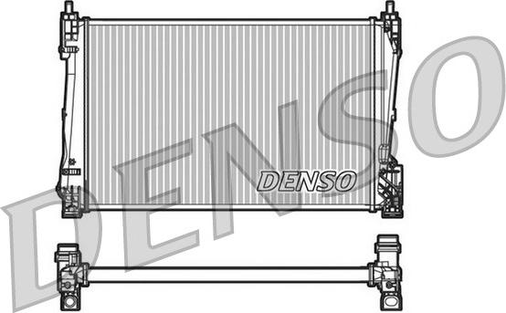 Denso DRM20090 - Радиатор, охлаждане на двигателя vvparts.bg