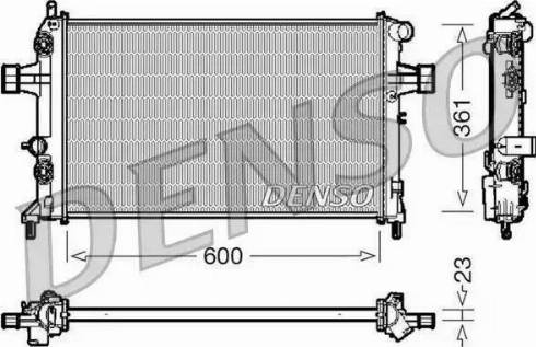 Nissens 63246 - Радиатор, охлаждане на двигателя vvparts.bg