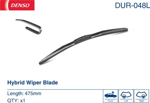 Denso DUR-048L - Перо на чистачка vvparts.bg