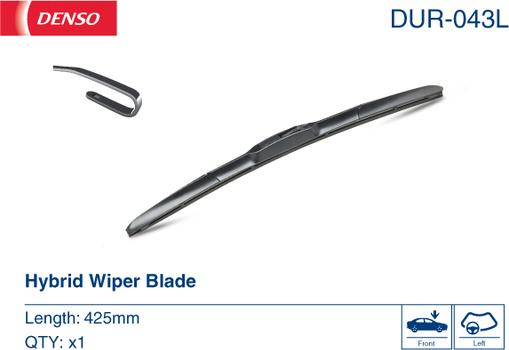 Denso DUR-043L - Перо на чистачка vvparts.bg