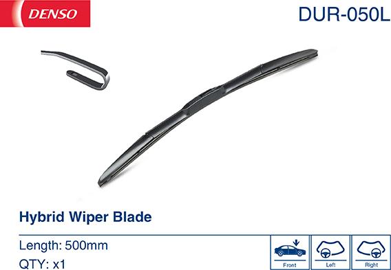 Denso DUR-050L - Перо на чистачка vvparts.bg