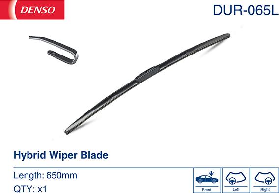 Denso DUR-065L - Перо на чистачка vvparts.bg