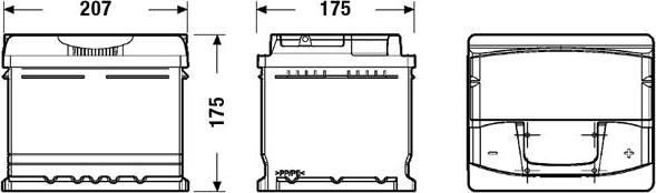 DETA DA472 - Стартов акумулатор vvparts.bg