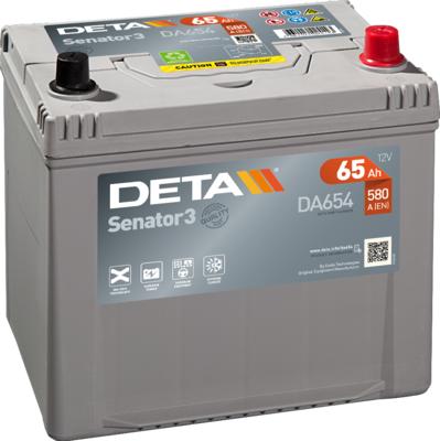 DETA DA654 - Стартов акумулатор vvparts.bg