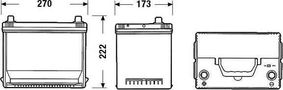 DETA DA755 - Стартов акумулатор vvparts.bg