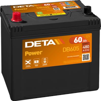 DETA DB605 - Стартов акумулатор vvparts.bg