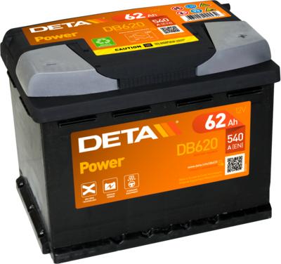 DETA DB620 - Стартов акумулатор vvparts.bg