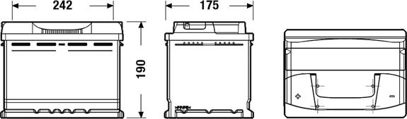 DETA DB621 - Стартов акумулатор vvparts.bg