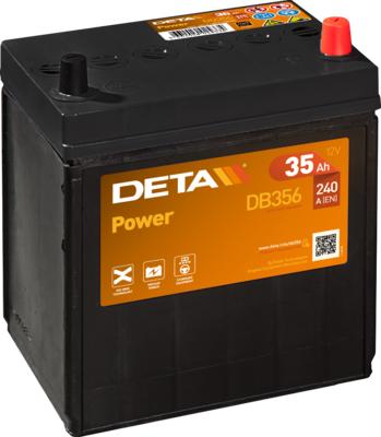 DETA DB356 - Стартов акумулатор vvparts.bg