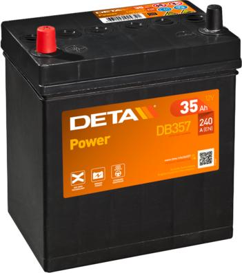 DETA DB357 - Стартов акумулатор vvparts.bg