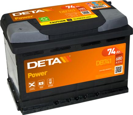 DETA DB741 - Стартов акумулатор vvparts.bg