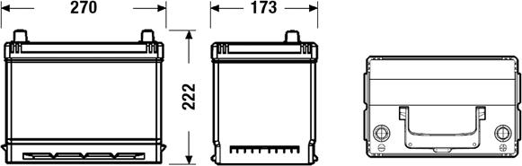 DETA DB704 - Стартов акумулатор vvparts.bg