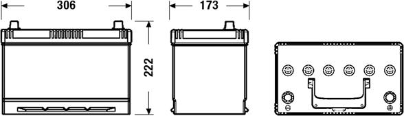 DETA DC904 - Стартов акумулатор vvparts.bg