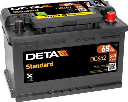 DETA DC652 - Стартов акумулатор vvparts.bg