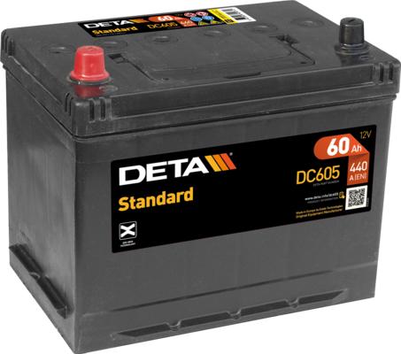 DETA DC605 - Стартов акумулатор vvparts.bg