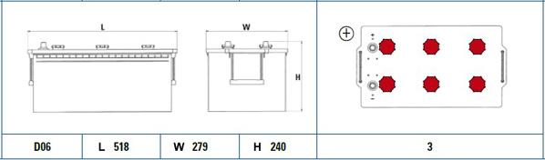 DETA DX2253 - Стартов акумулатор vvparts.bg