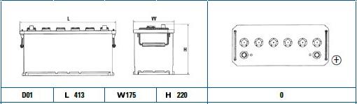 DETA DG1008 - Стартов акумулатор vvparts.bg