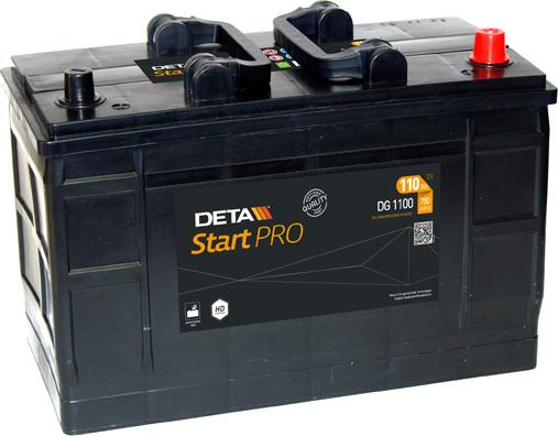 DETA DG1100 - Стартов акумулатор vvparts.bg