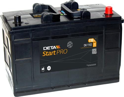 DETA DG1102 - Стартов акумулатор vvparts.bg